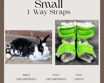 Size: Small Rabbit Hock Socks (1-way straps)