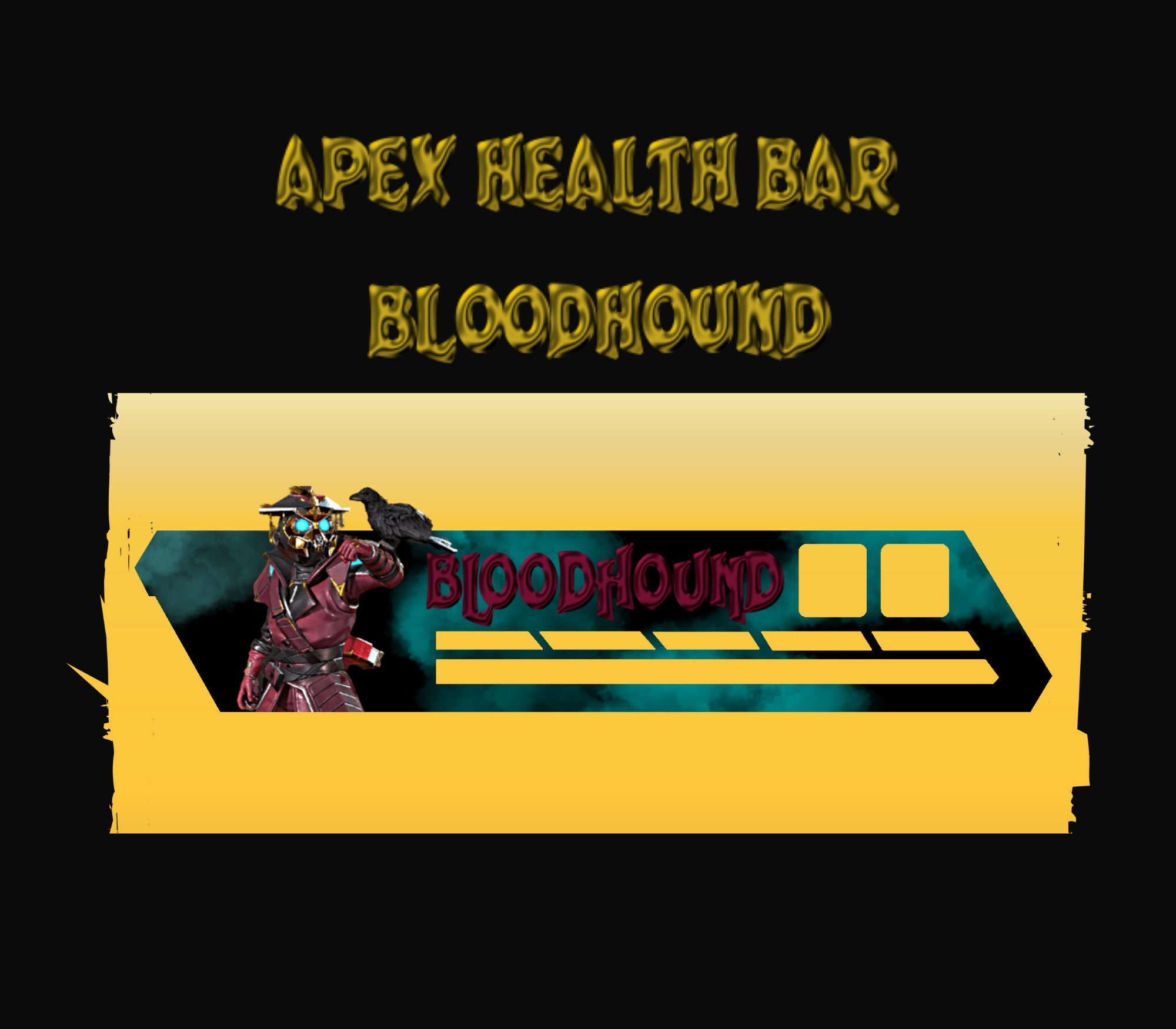 Apex Legends Health Bar Overlay Bloodhound Etsy