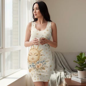 knee length dresses for ladies Celestial" Embellished Mini Dress  Millie Modelli