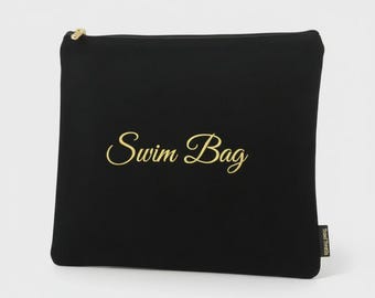 Swim Wet Dry Bag, Waterproof Swimwear Pouch for Beach Pool Gym, Reusable Wet Bag for Swimsuit Travel Organizer