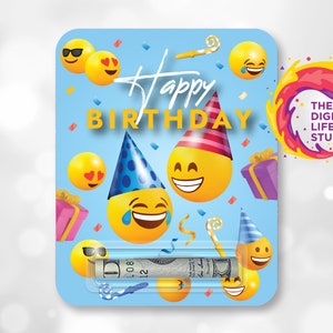 Birthday Money Card, Money Card PNG, Money Card Design, Birthday Gift Card Holder, Money Holder PNG, Sublimation Design, DIGITAL Download