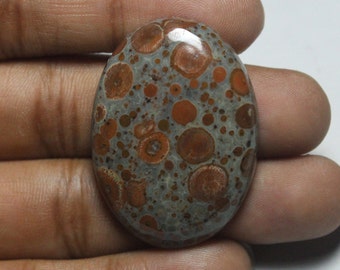 48X20X5 mm A-582 Natural Asteroid Jasper Marquise Shape Cabochon Loose Gemstone For Making Jewelry 34 Ct