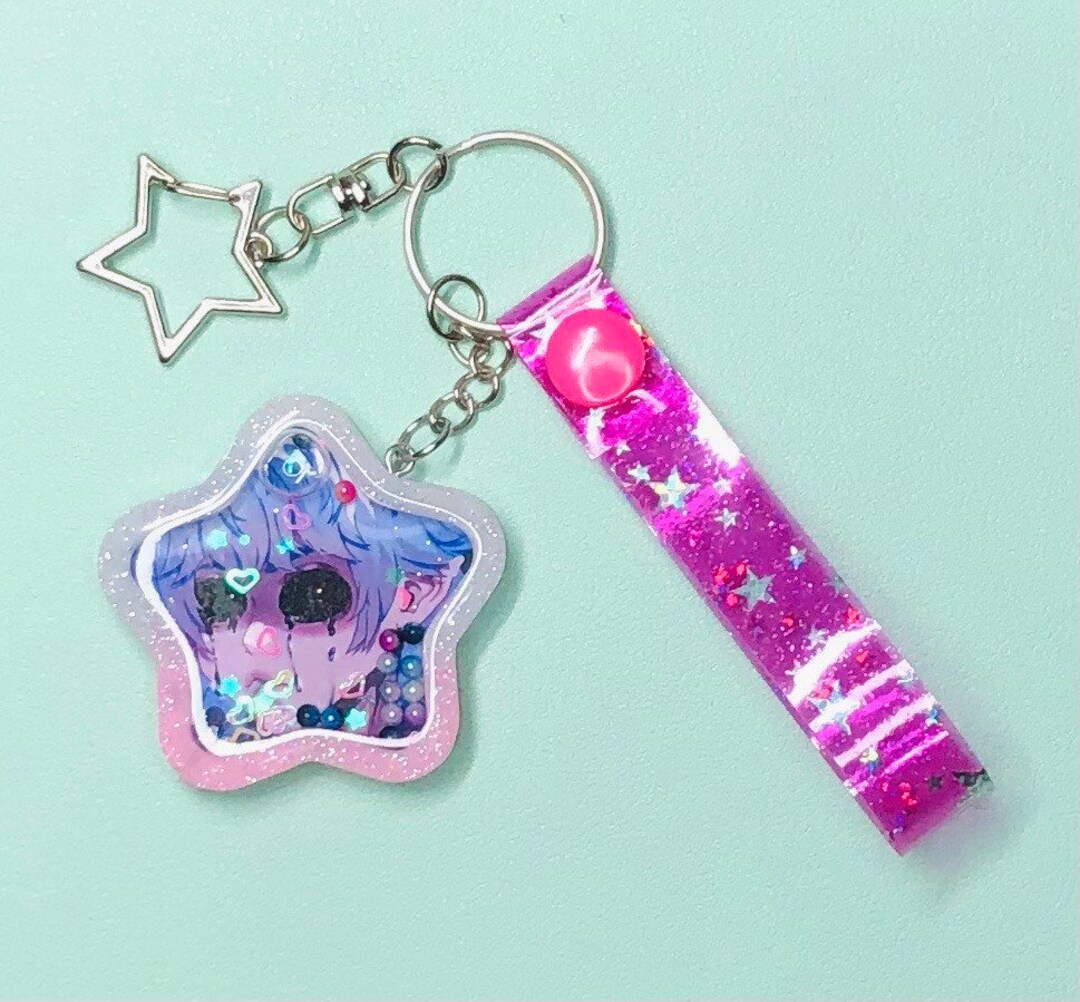 Custommade Resin Shaker Keychain Etsy
