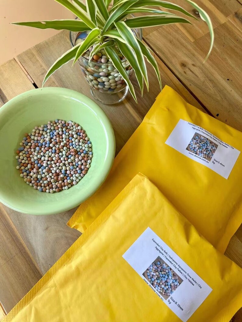 Expanded Clay Balls Hydroponic Aquaponic Grow Media Clay Etsy Australia