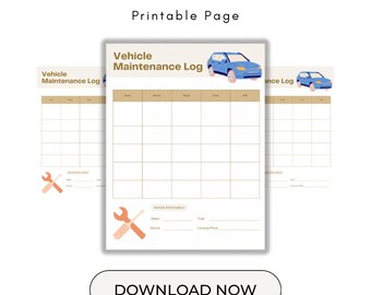 Car Maintenance Savings Challenge Printable Automobile Vehicle - Etsy