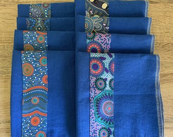 On Country Bush Napkins Blue