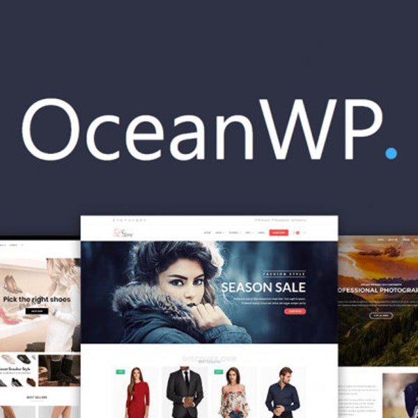 OceanWp Pro Theme Bundle mit Original-Lizenzschlüssel + OceanWP Pro Core Extensions Bundle + Bestes WordPress Theme für E-Commerce + OceanWP Agency