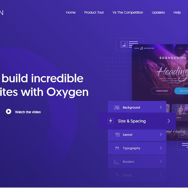 Oxygen Builder with Original License Key +  Powerful Visual Drag & Drop Builder with Woocommerce Visual Control + Lifetime Auto Update