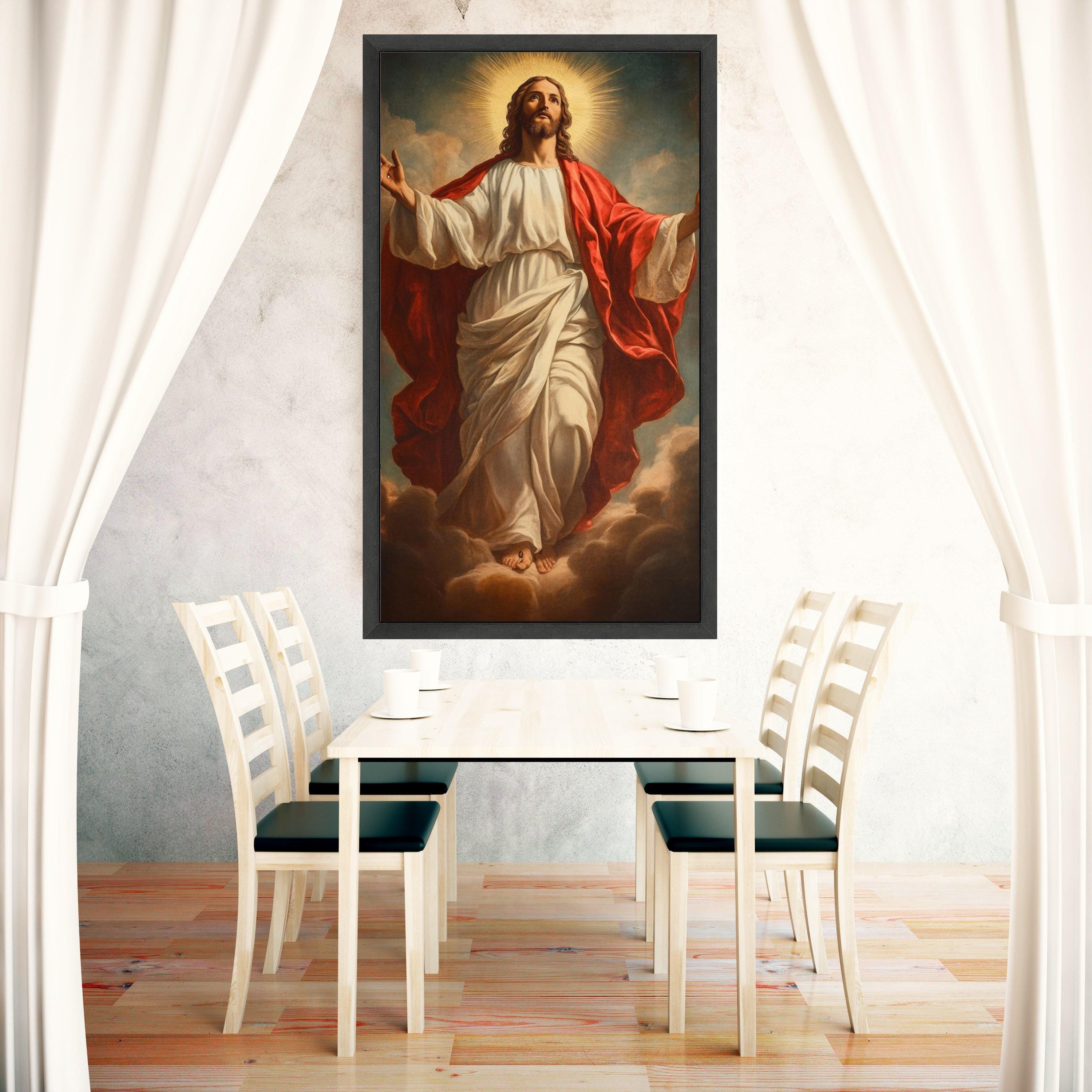 Jesus Christ Canvas Print Wall Art, Inspirational Religious Wall Decor ...