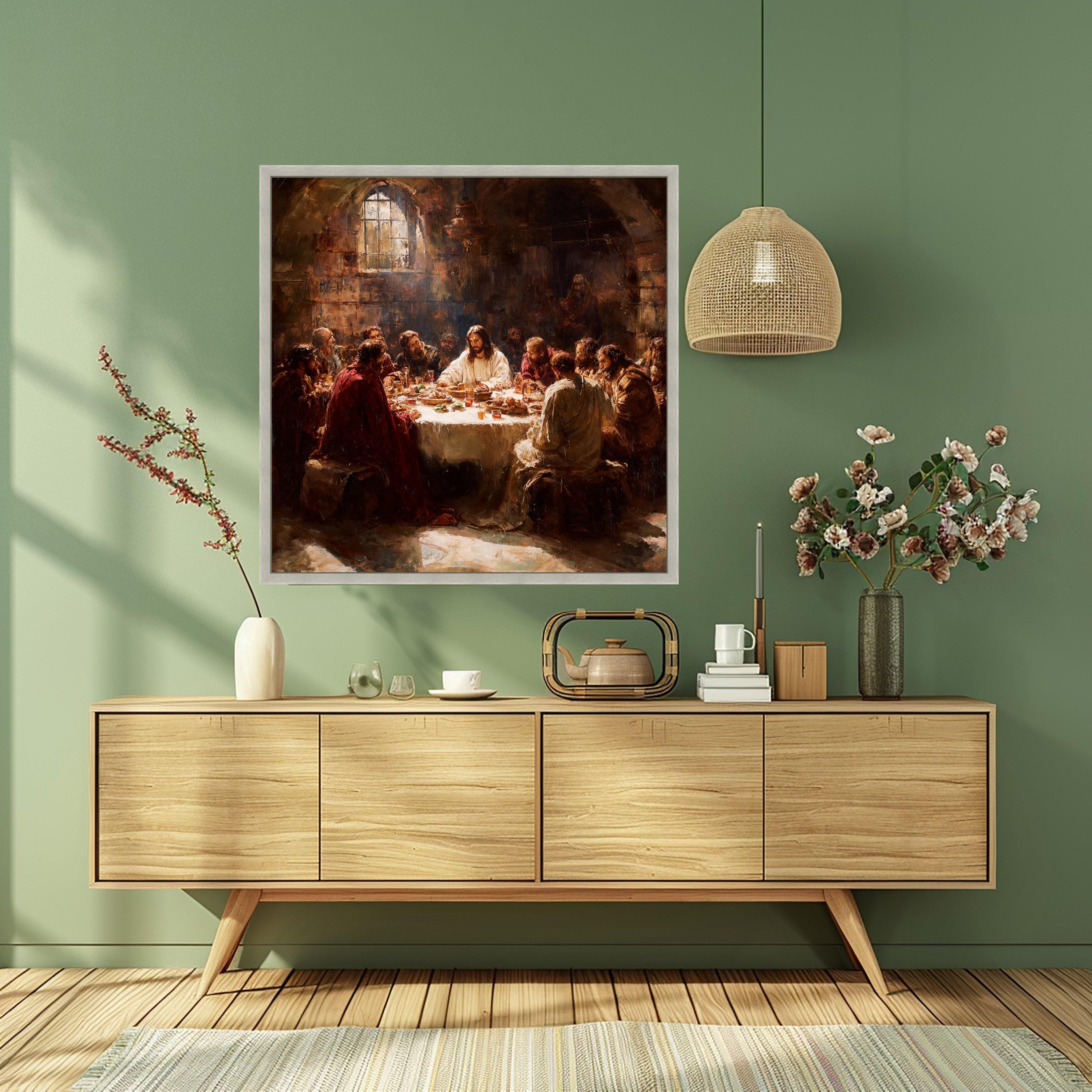 The Last Supper Wall Art Canvas, Religious Decor, Christian Canvas ...