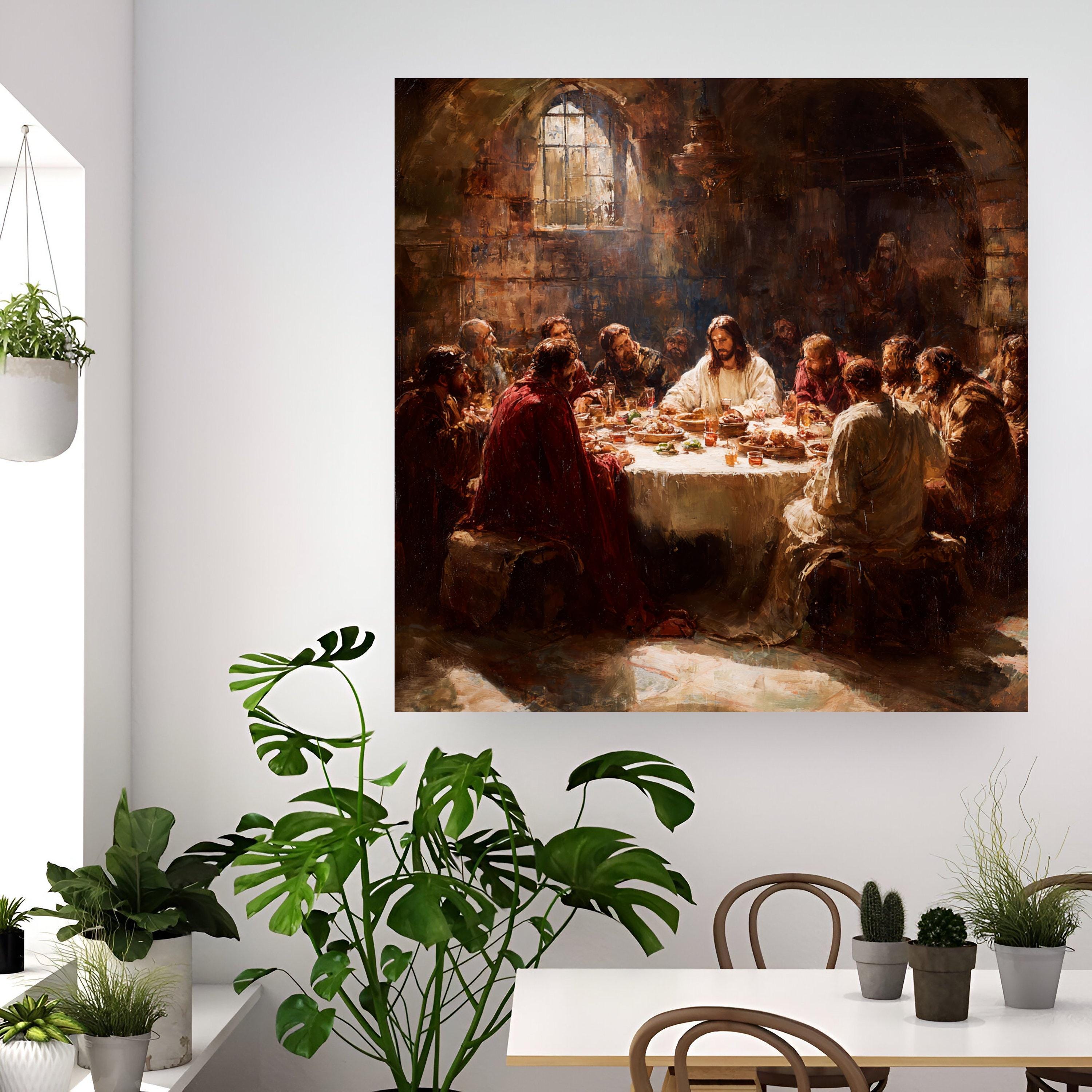 The Last Supper Wall Art Canvas, Religious Decor, Christian Canvas ...
