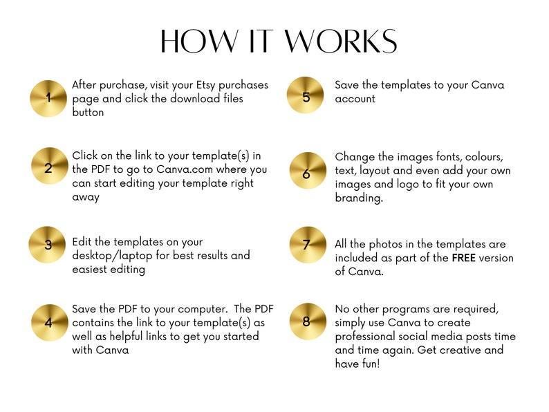 100 Instagram Post Templates | White and Gold | Canva Instagram ...