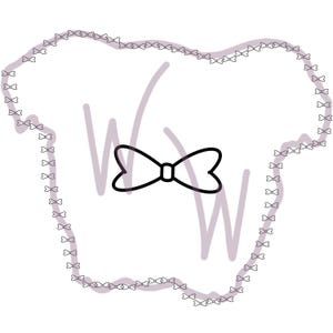 Bow Stamp Brush for use in Procreate Only