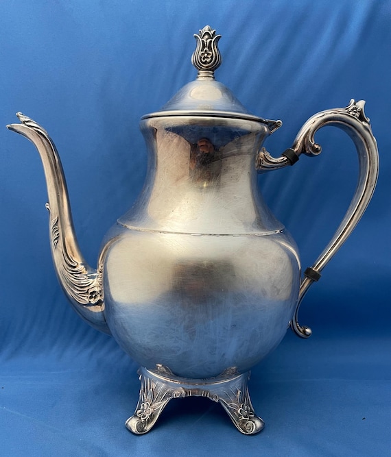 F.B. ROGERS SILVER Co. シルバープレート 約36.5cm FB Rogers Silver Co. Silver Plate Tea Coffee Pot - Etsy