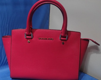 Michael Kors Red Crossbody Shoulder Handbag