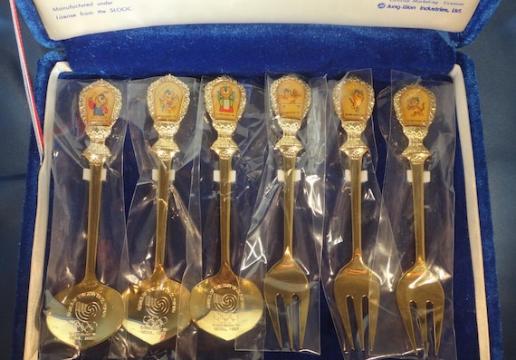 1988 Seoul Olympic Spoons and Forks Souvenir Set - Etsy