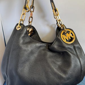 Michael Kors Leather Hobo Purse - Etsy