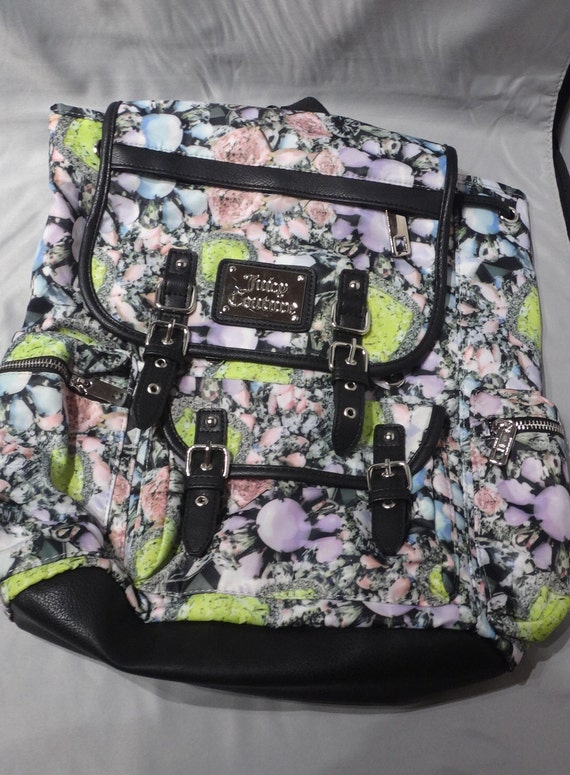 Juicy Couture Floral Drawstring Backpack - image 5