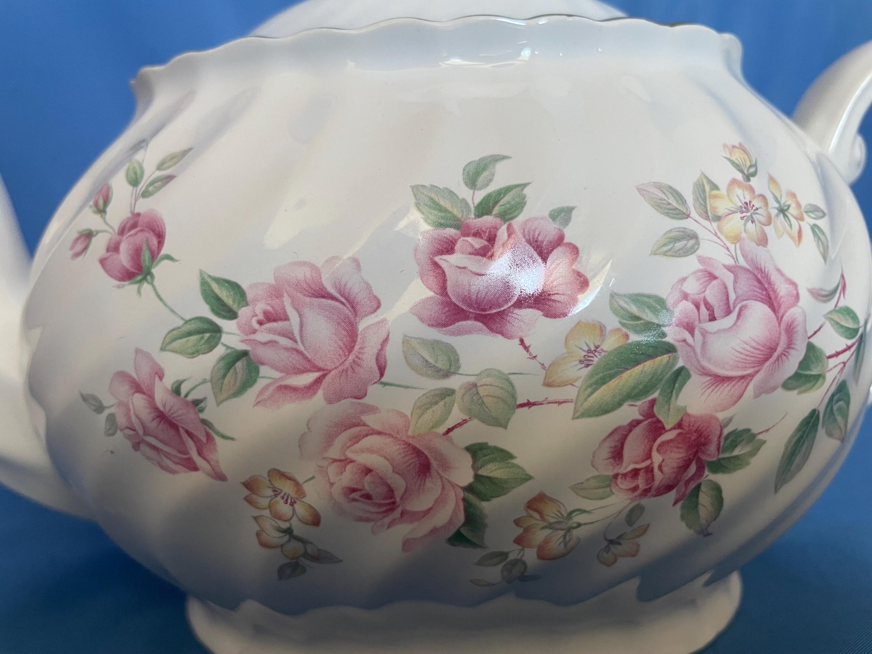 Arthur Wood & Son Staffordshire Floral Teapot England - Etsy
