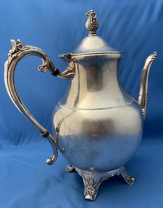 FB Rogers Silver Co. Silver Plate Tea Coffee Pot - Etsy