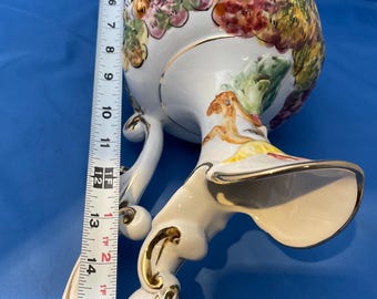 Keramos R. Capodimonte Vintage Italy Vase - Etsy