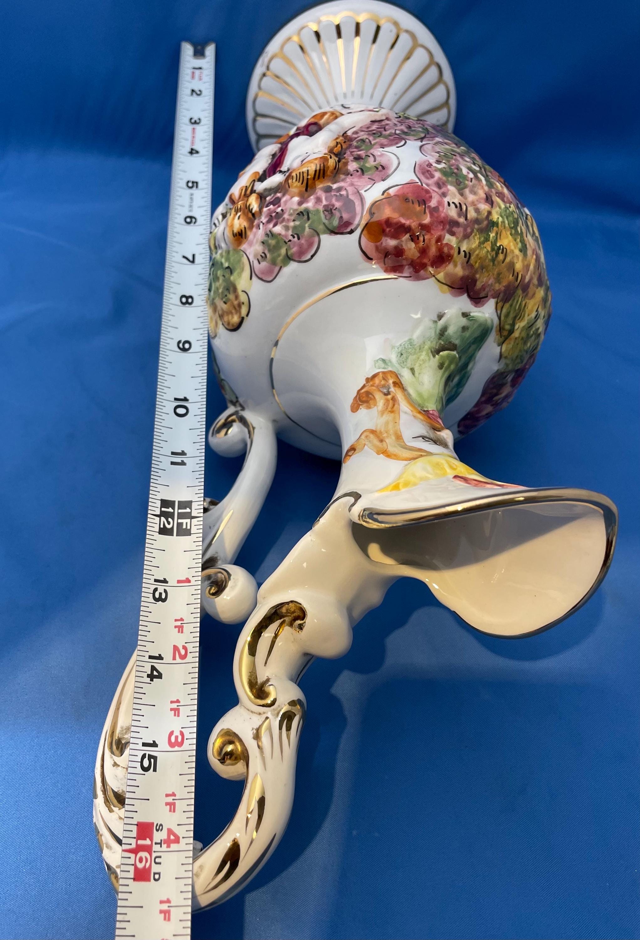 Keramos R. Capodimonte Vintage Italy Vase - Etsy