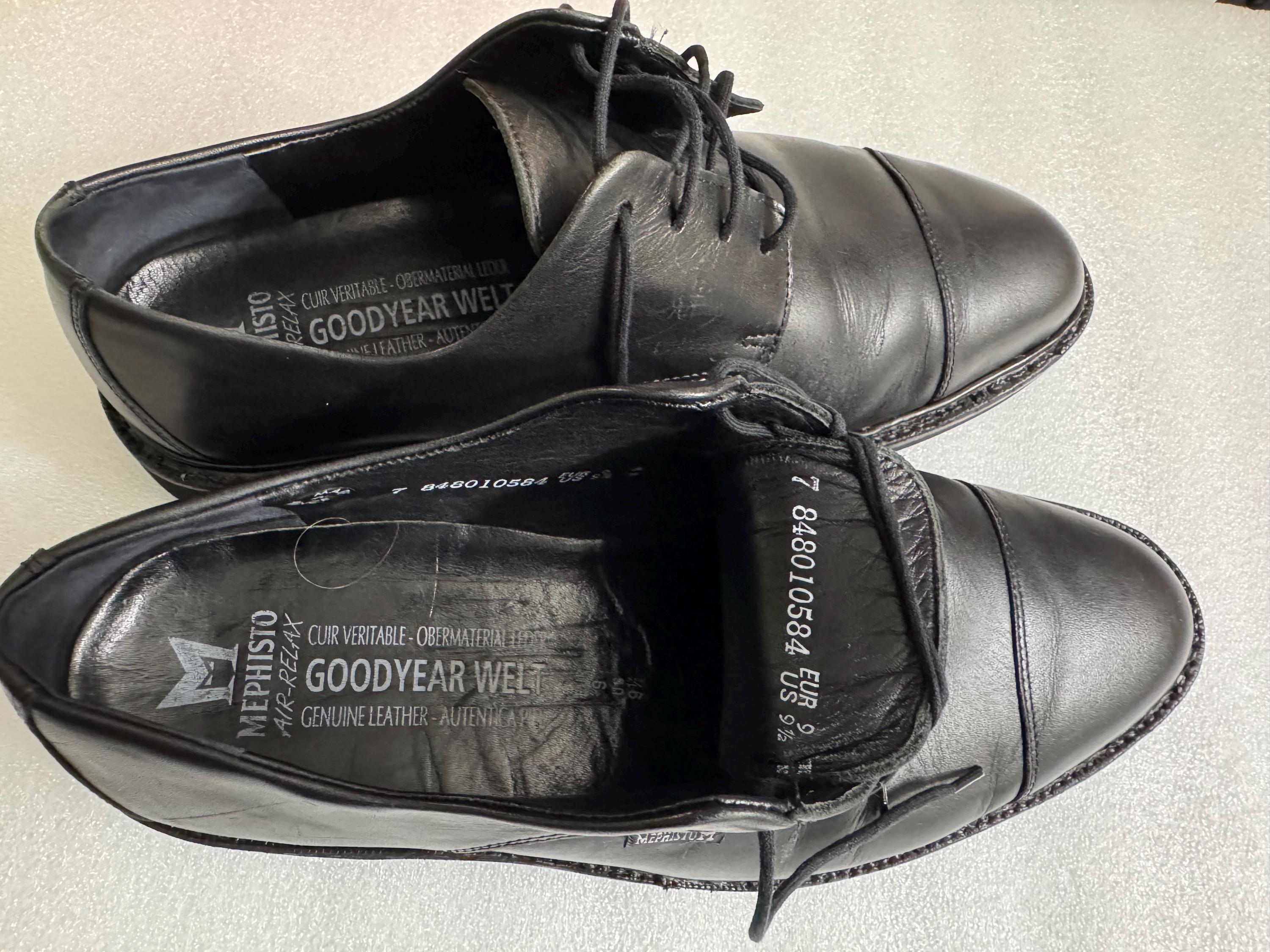 MEPHISTO Melchior Oxfords Black Leather Dress Shoes Goodyear Welt Men\'s 10 US Amazon.com | Mephisto Men main image 4