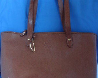 Ralph Lauren Large Brown Tote Handbag