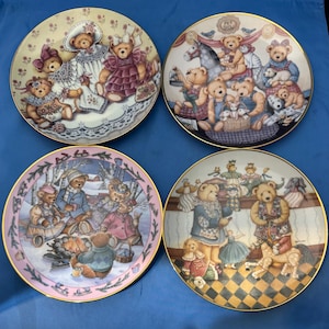 Franklin Mint Teddy Bear Plate Collection - Etsy