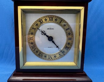 Antique Angelus 8-day Alarm Clock: Swiss Made Table Decor - Etsy