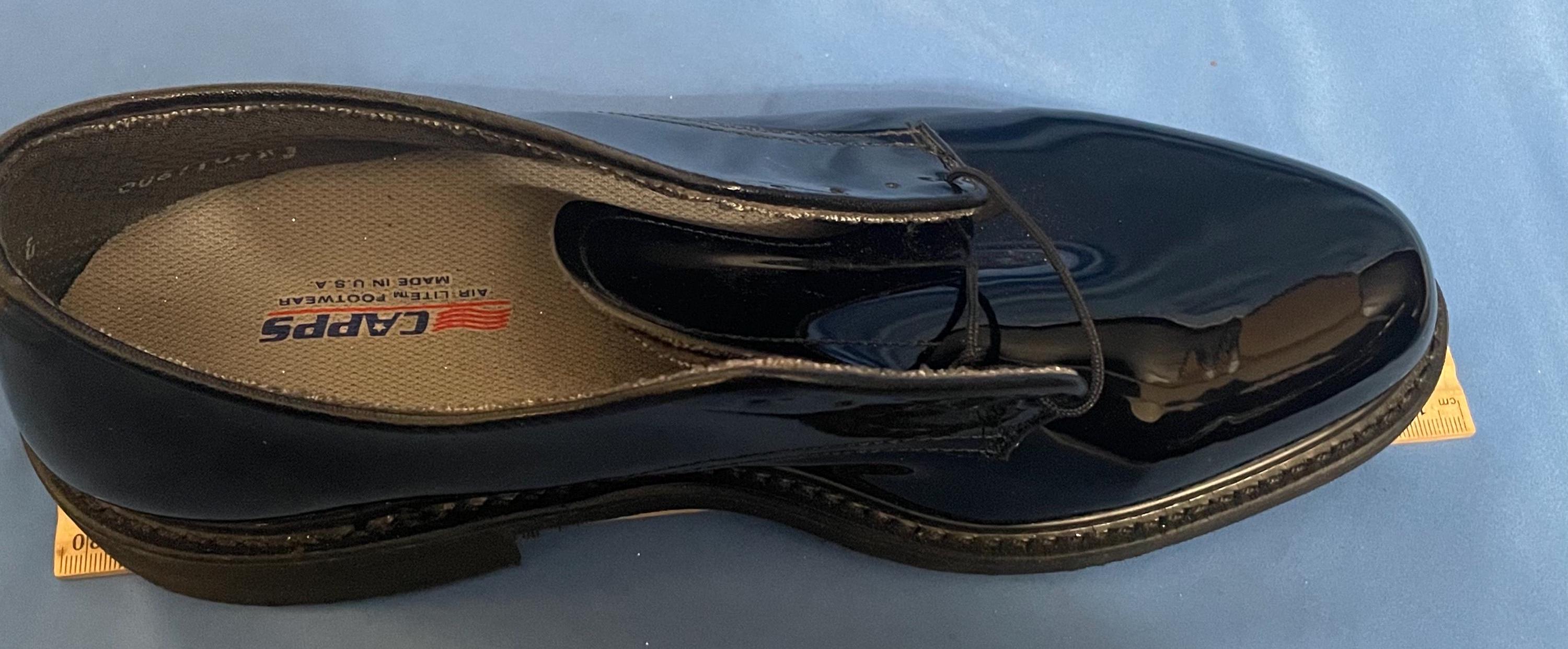 Capps Men High Gloss Uniform Oxford Shoes Size 8 1/2 - Etsy
