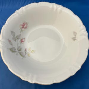 Winterling Bavaria Germany Pink Flower Serving Bowl