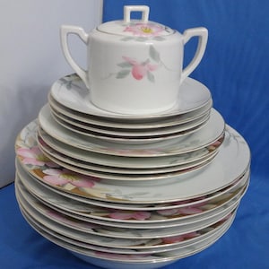Noritake Azalea Handpainted Plates
