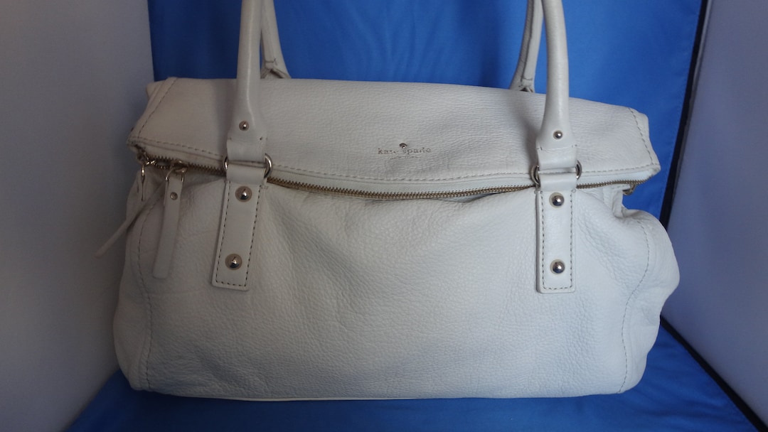 Kate Spade White Handbag Etsy