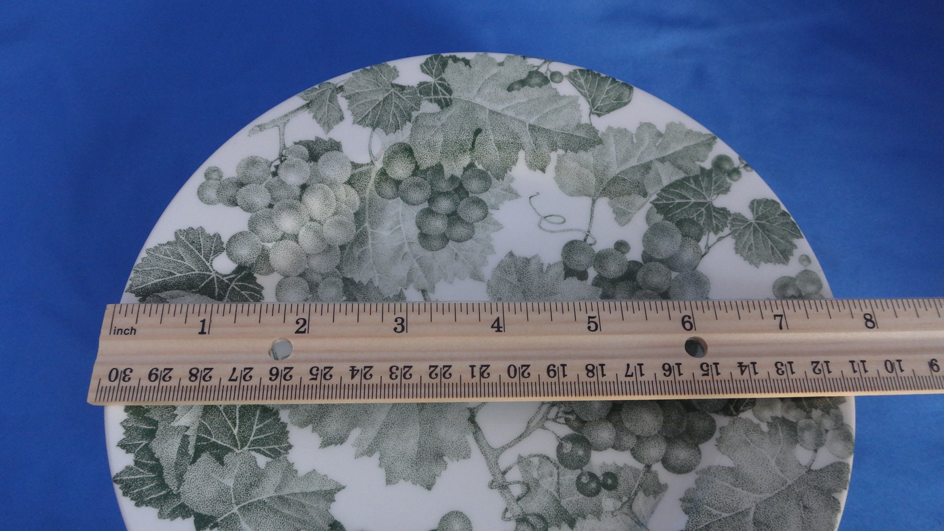 Quadrifoglio Ceramica Green Grape Leaves Plates Made in Italy Etsy