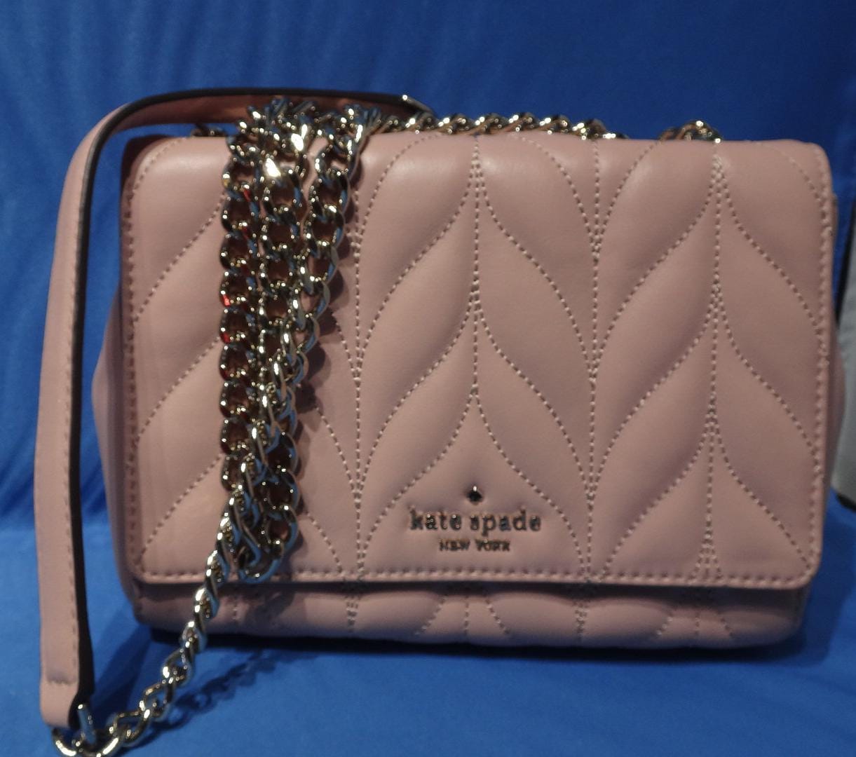Kate Spade New York Pink Leather Mini Quilted Crossbody Shoulder
