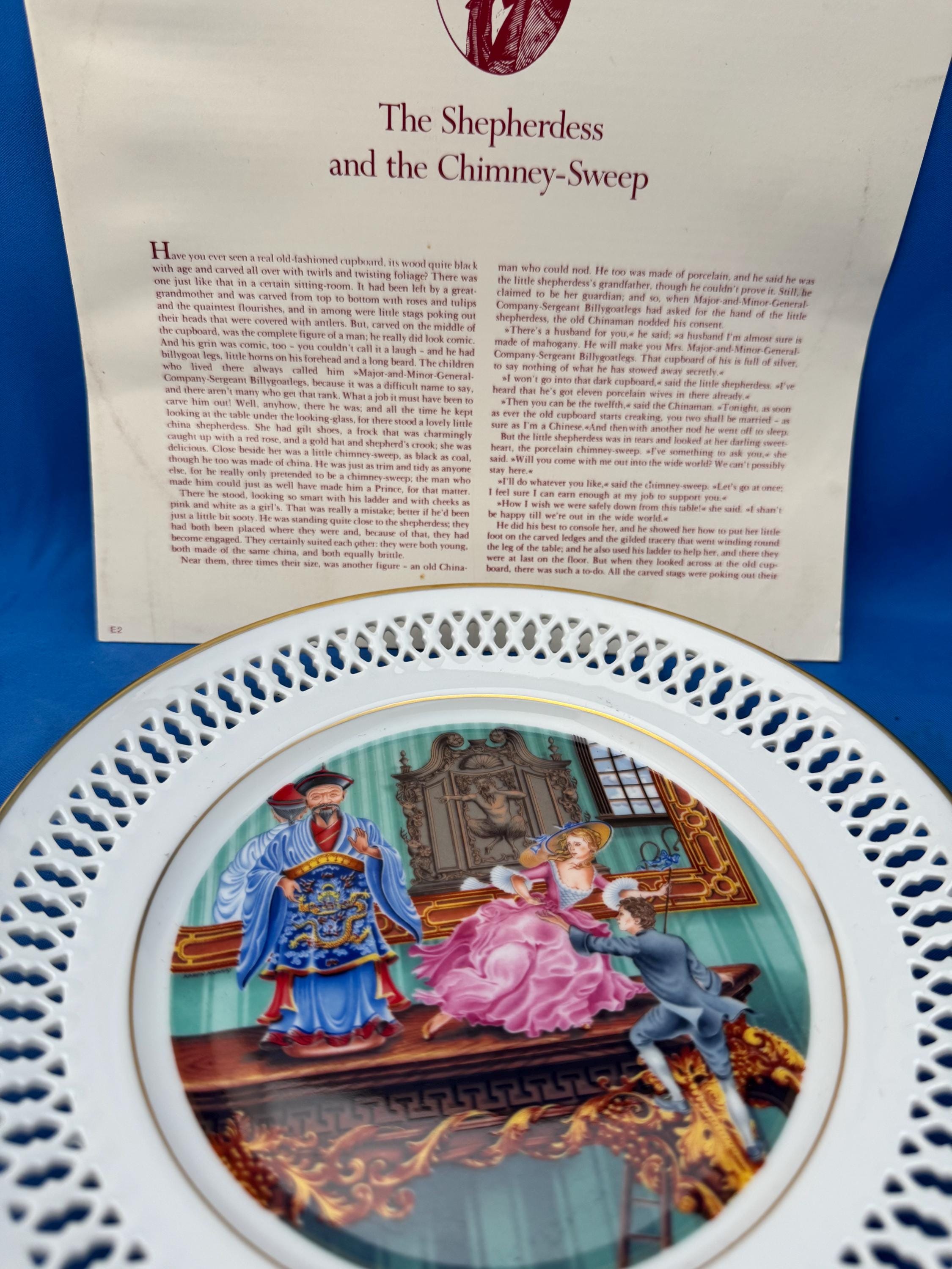 Bing & Grondahl Denmark Hans Christian Andersen Plate Collection 