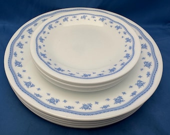 Corelle by Corning Morning Blue Dinner Plates