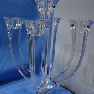 Nachtmann Crystal 5 Arm Candle Holder Candelabra Germany