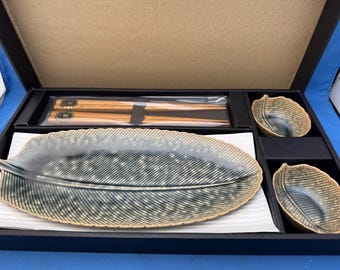 Set per servire sushi o sashimi in stile giapponese