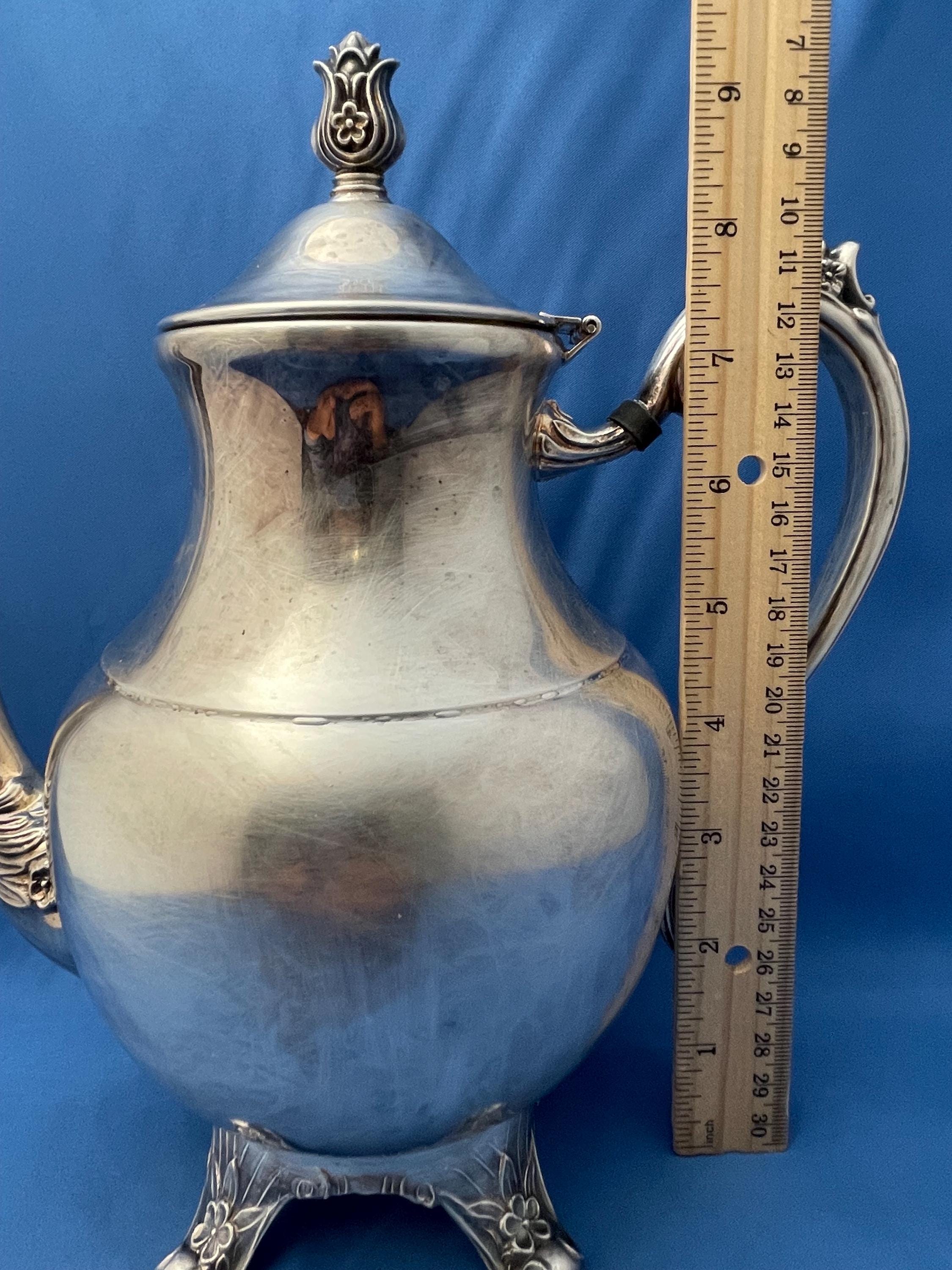 F.B. Rogers Silver Company アンティーク　レア FB Rogers Silver Co. Silver Plate Tea Coffee Pot - Etsy Canada