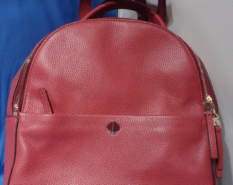 Kate Spade Polly Medium Red Jasper Backpack - Etsy display picture 1