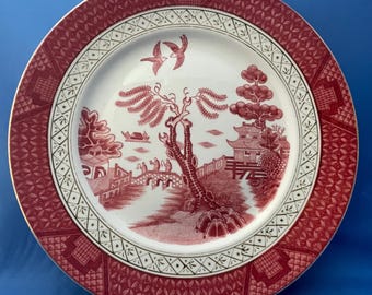 NKT Ironstone Nikko Double Phoenix Japan Dish Saucer Vintage Real