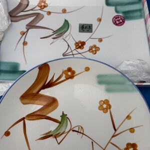 Sushi Rectangle and Round Platters Japan