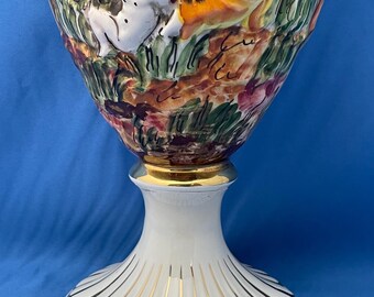 Keramos R. Capodimonte Vintage Italy Vase - Etsy