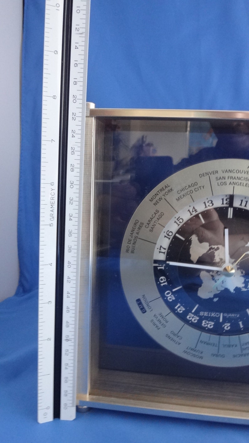 Seiko Quartz World Clock Etsy