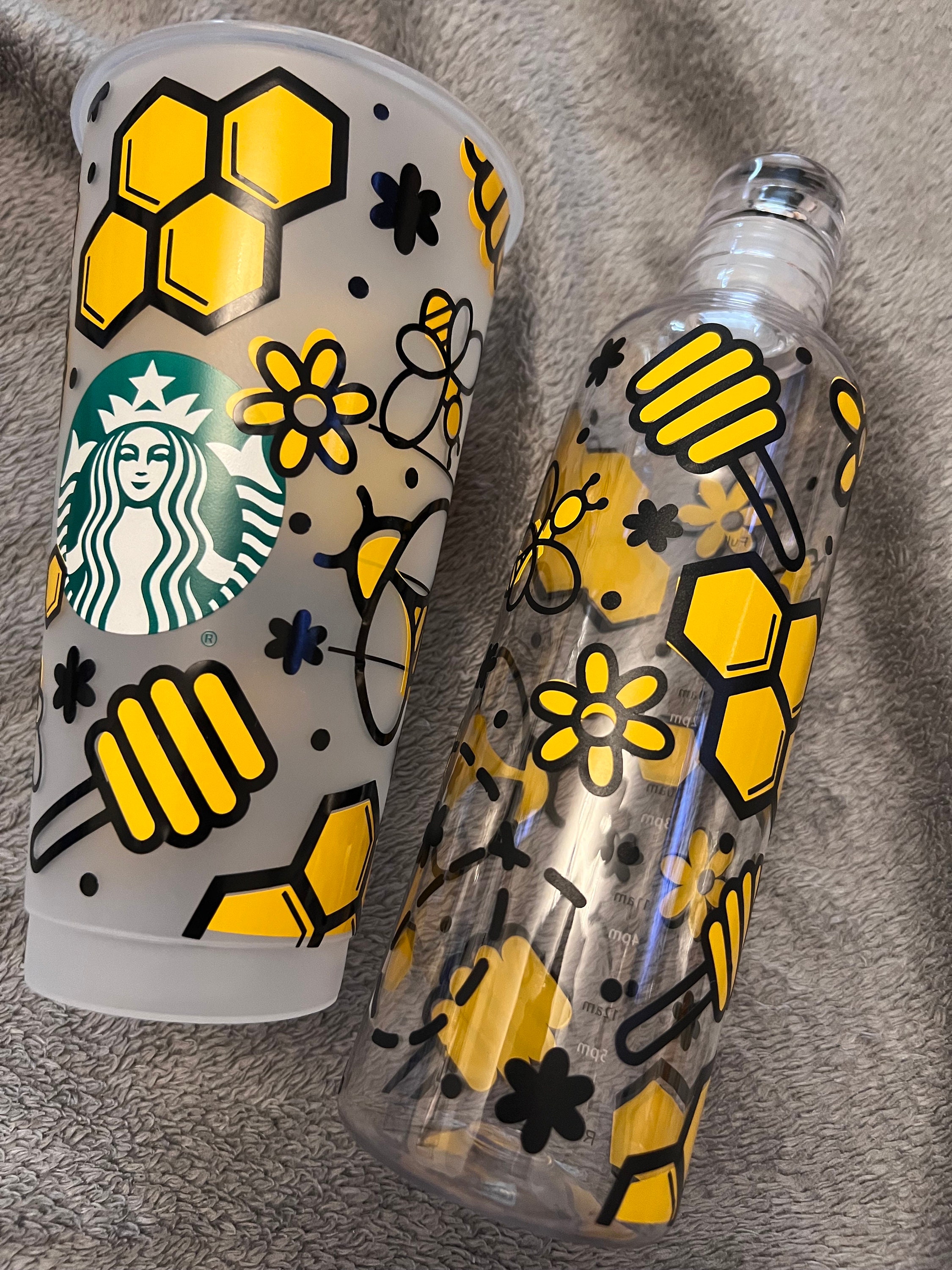 black spiky starbucks cup 24oz China Halloween Black Oil Slick Studded  SPARDUCKS