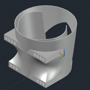 Adjustuble car vent cup holder