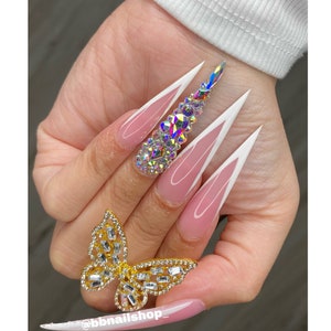 White V-French Set W/Bling