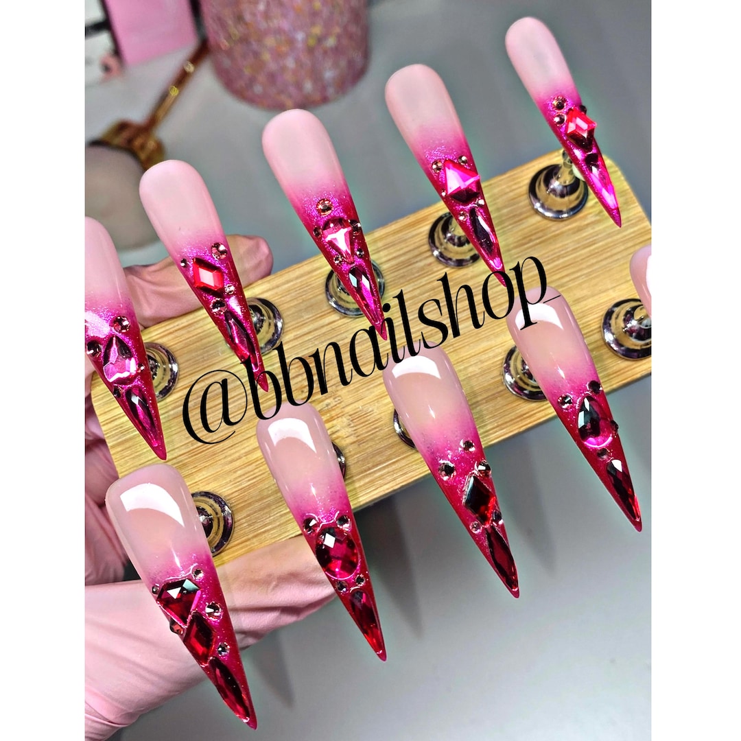 Pink Glitter Bling Set - Etsy